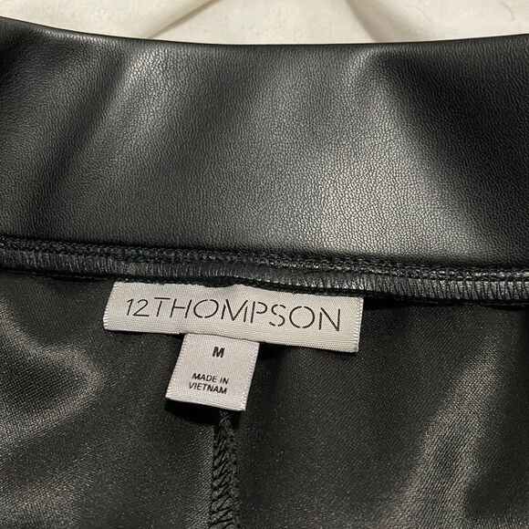 NWT- 12 Thompson- M. Faux Leather Pant - Picture 7 of 8